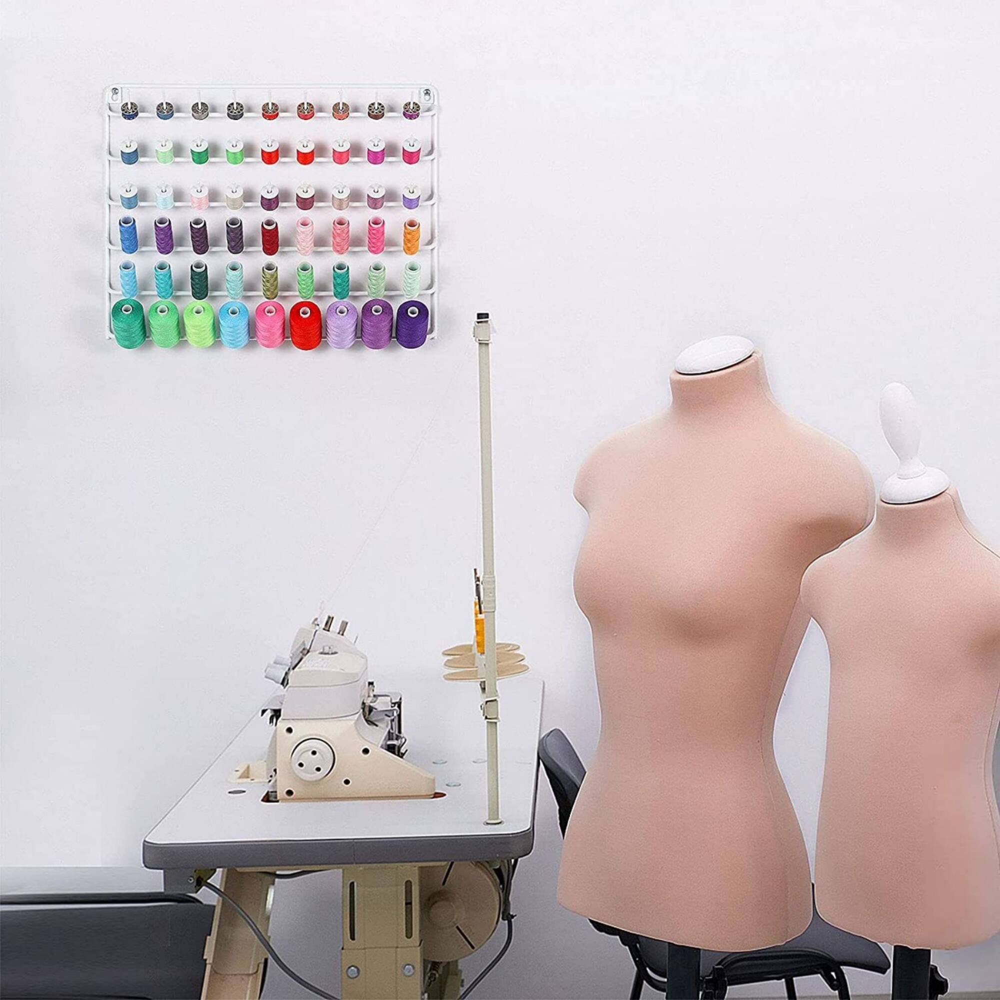 NEX™ 54-Spool Wall-Mounted Sewing Thread Rack